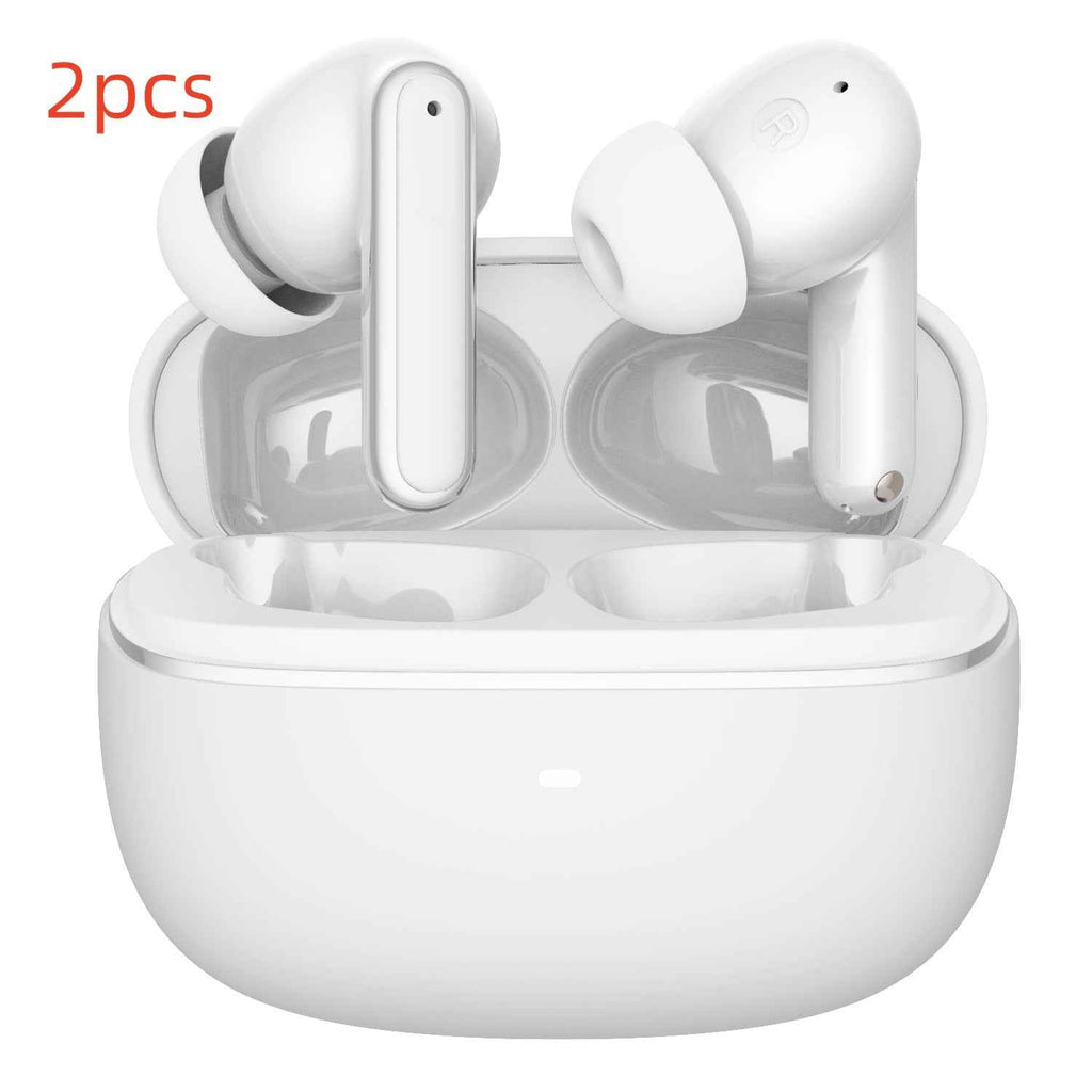 Wireless in-ear earbuds set, white 2pcs in charging case